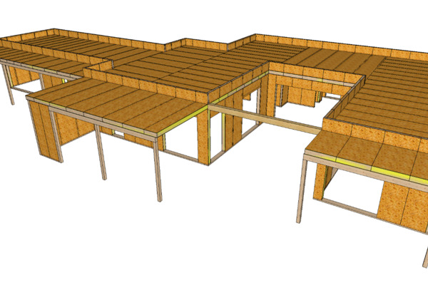 Dom i budynek gospodarczy wg. projektu indywidualnego - Almelo