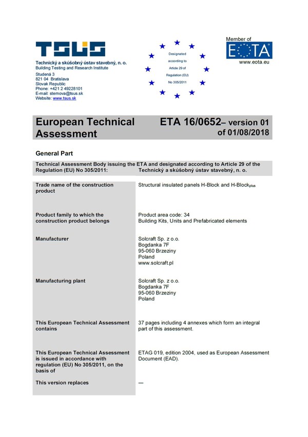Europejska Ocena Techniczna