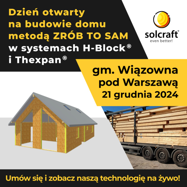 21.12 Dzień otwarty na budowie w systemie ZRÓB TO SAM! woj. mazowieckie 