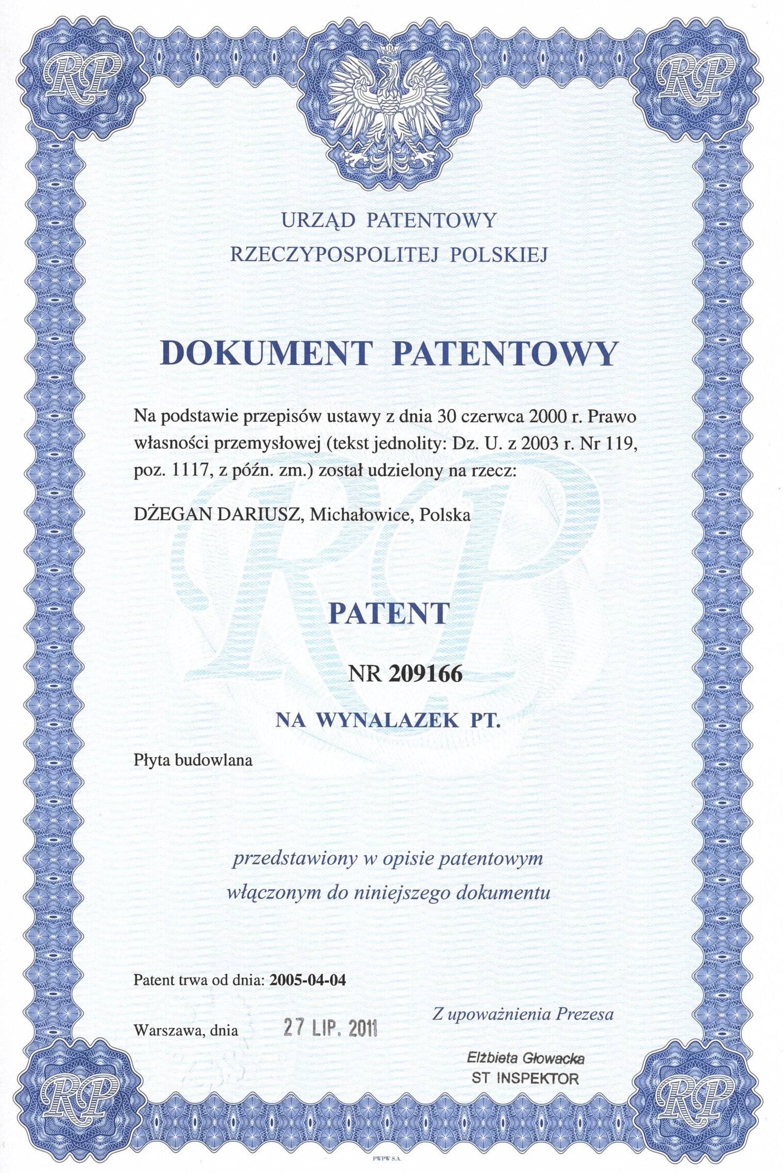 Thexpan - Patent
